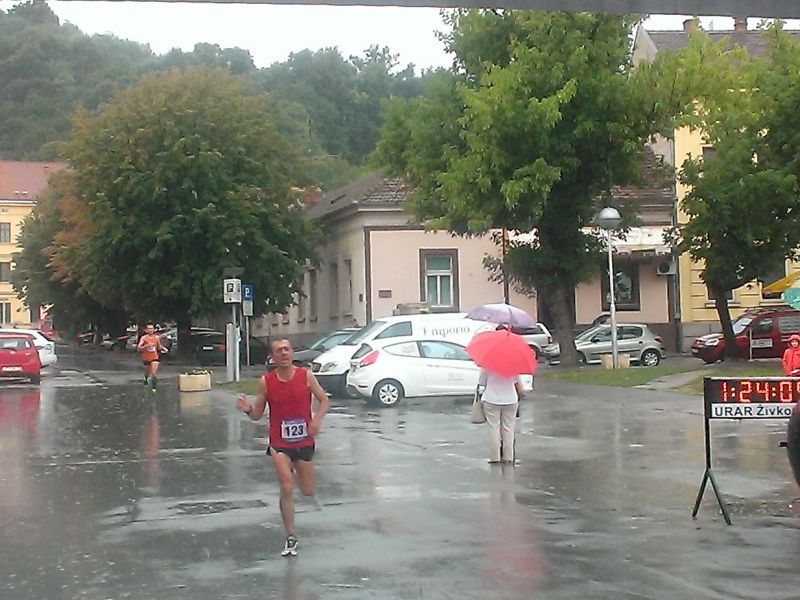 Pobjednik polumaratona Hrvoje Zebić, Foto: Ivan Pihir