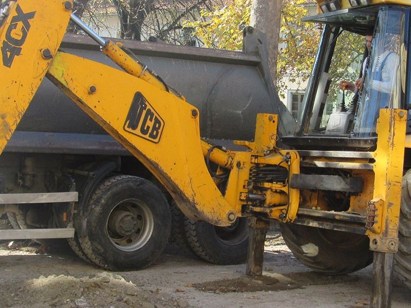 Radovi kod Hotela Pakrac