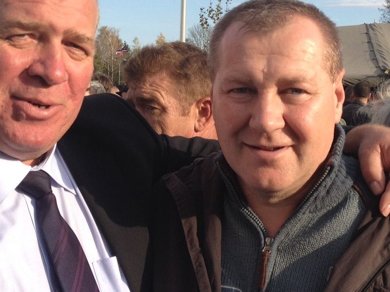 Ivan Veingartner rodom iz Antunovca s gradonačelnikom Lipika