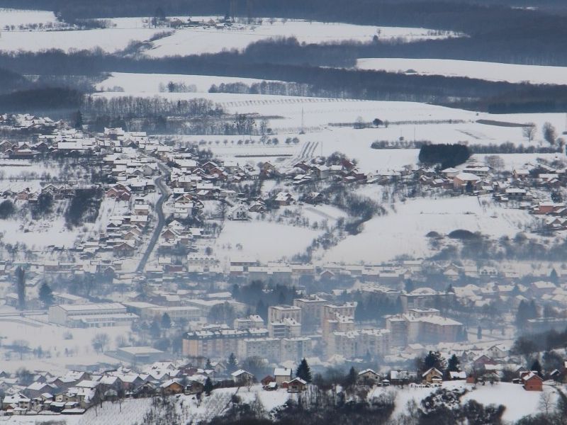 pogled prema Pakracu i Prekopakri