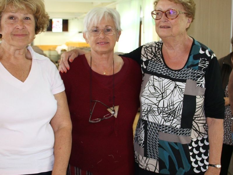 Tonka Šperanda i Vesna Pejović iz Dubrovnika s Raymonde Longour 