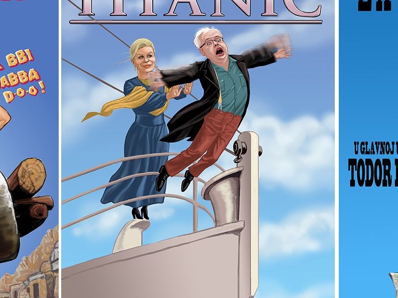 Niko Barun popratio je aktualne društveno-političke situacije duhovitim i šaljivim ilustracijama